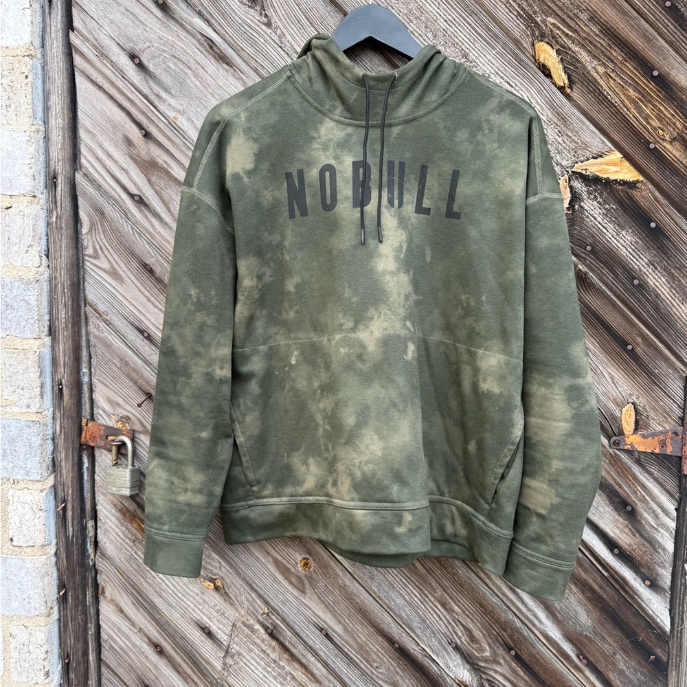 NOBULL Olive Tie-Dye Hoodie